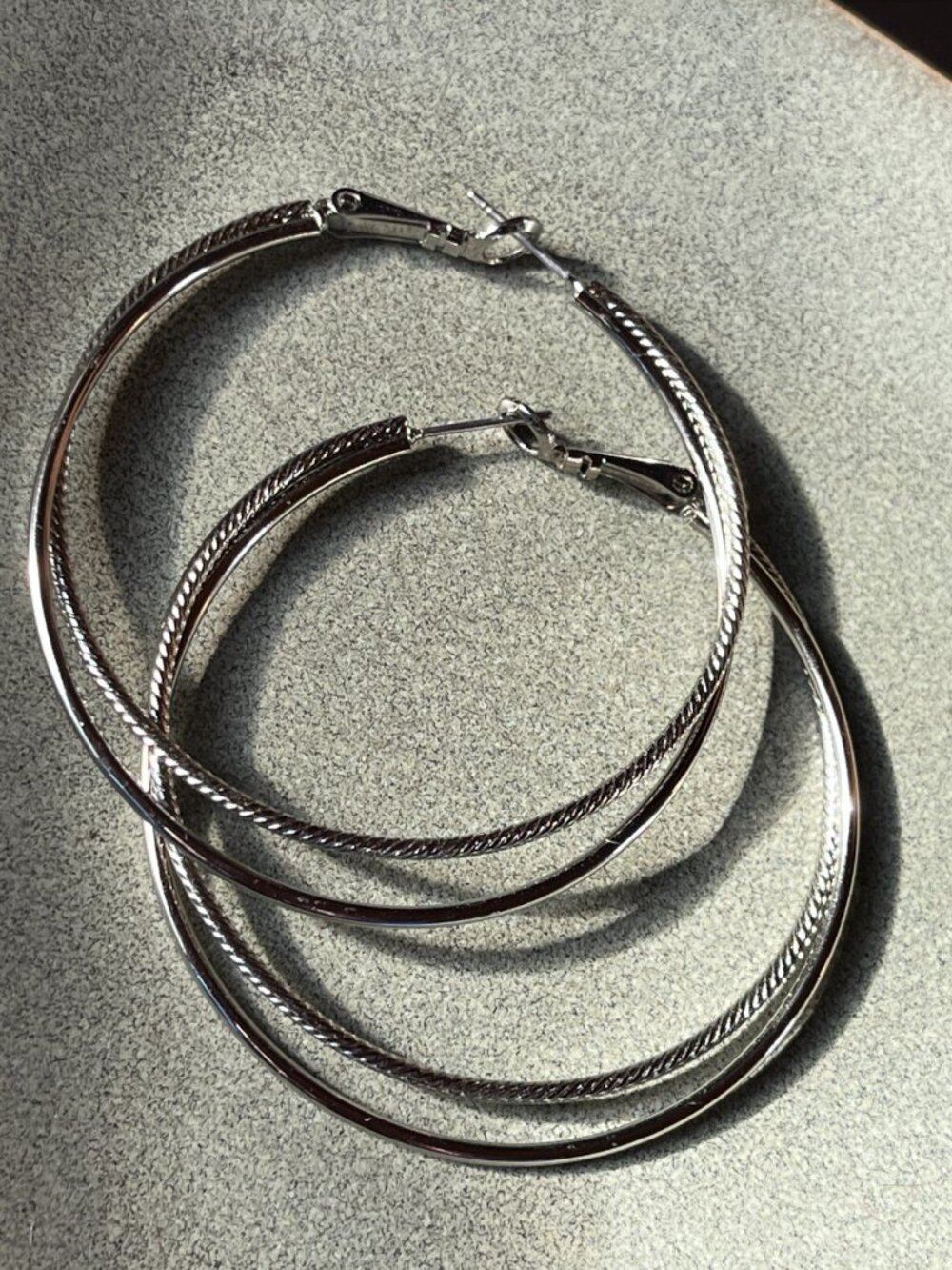 Express Overlapping Hoop Earrings